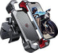 Motorcycle Phone Mount, [1s Auto Lock][100mph Military Anti-Shake] Bike Phone Holder for Bicycle, [10s Quick Install] Ha