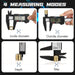 Digital Caliper,0-6 inch/150 mm,inch and Millimeter Conversion,LCD Screen