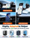 Car Phone Holder Mount Phone Mount for Car Windshield Dashboard Air Vent Universal Hands Free Automobile Cell Phone Hold