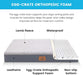 Washable Orthopedic Large Dog Bed with Removable Cover, Pet Bed Mat