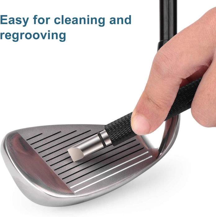 Golf Club Groove Sharpener, Suitable for U & V-Grooves