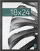 Studio Gallery Poster Frame, 18x24, Black Woodgrain, 1-Pack