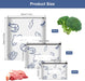 30 PCS Reusable Aluminum Foil Sealable Storage Bags, 2026 New Resealable Vacuum Zipper Pouches, Stand Up Foil Sealable B