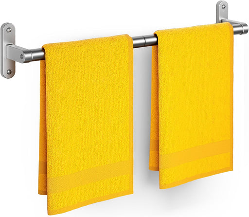 Brushed Nickel 24" Towel Rack, Rustproof Wall Mounted Towel Bar