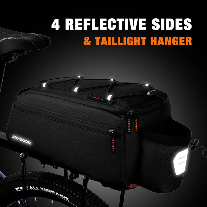 Bike Bags for Bicycle Rear Rack, 13L/20L Supportive Bike Rack Bag