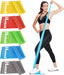 Resistance Bands Set for Physical Therapy, Rehab, Yoga and Pilates