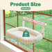 SnugCloud Foldable Cat Window Perch (Cream White, M)