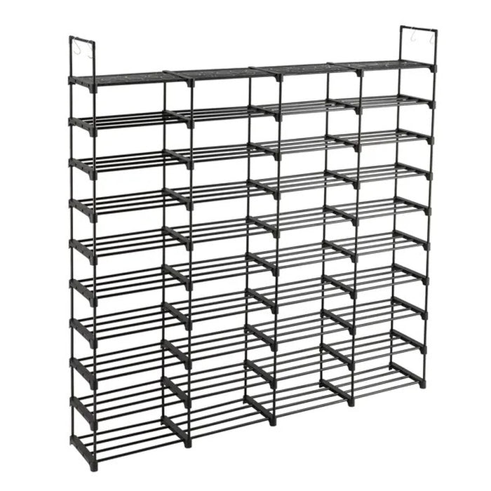 Ten-Tier High-Capacity Shoe Rack