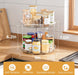 Rotating Makeup Organizer 2 Tier, Clear 360 Spinning Perfume Stand