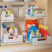 Under Sink Organizer Kitchen, 2-Tier Pull-Out Cabinet Shelf, 2-Pack