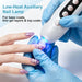 Electric Nail File, Cordless Toe Nail Grinder for Thick Toenails & Callus, Rechargeable Nail Drill for Manicure and Pedicure with LCD & Lamp, Gifts for Women Men Seniors