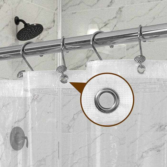 Oeko-tex Certified Shower Curtain Liner Standard Size, Clear