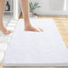Bathroom Rugs 30X20, Extra Soft Absorbent Chenille Bath Rugs, Rubber Backing Quick Dry, Machine Washable Bath Mats for Bathroom Floor, Tub and Shower, Home Decor Accessories, Grey