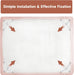 Bed Sheet Straps, Upgrade Fitted Bed Sheet Holders for Corners, Non Slip Sheet Clips White 4Pcs