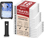 Travel Vacuum Bags for Clothing with Cordless Pump 18 Combo, Clear