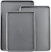 Everyday Nonstick Baking Sheet Set, 3 Pack Includes Small (13×9) Medium (15×1) and Large (17×11) Pans Carbon Steel Const