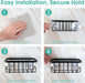 Sponge Holder for Kitchen Sink, Caddy Organizer with Suction Cup, Rustproof