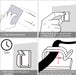 120PCS 5/8” Black Adhesive Cable Wire Wall Light Clips, Cord Holder