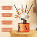 Flower Reed Diffusers Set, 5.07 oz Freesia/Passion Fruit/Orange Scented Oil Diffuser with 8 Reed Sticks, Home Fragrance Diffuser Gift Set for Bathroom & Office Decor 150ml