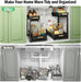 Under Sink Organizer - 2 Pack Multi-Purpose Pull-Out Storage Shelf