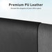Non-Slip Waterproof PU Leather Desk Pad Protector for Mouse, Writing Desk, Office, Home, Laptop Blotter, 23.6" x 13.7", 