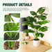 28" Fake Plants, Artificial Monstera Plants Indoor in White Pot