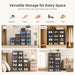X-Large Shoe Storage Boxes 12 Pack, Clear Stackable Shoe Organizer