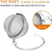 2pcs Stainless Steel Mesh Tea Ball 2.1 Inch Tea Strainers