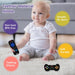 2 Pack Silicone Teething Toys for Babies 0-6 Months, Teethers for Babies 6-12 Months, Remote Teether for Baby, Sensory T
