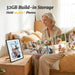 Digital Picture Frame 10.1 Inch Digital Photo Frame 32GB Storage, WiFi Picture Frame with1280x800 IPS Touch Screen, Auto-Rotate Photo Frame Share Your Photos and Videos via AiMOR App, Black