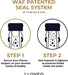Champagne Stoppers - WAF Patented Seal - Made in Italy