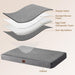 Orthopedic Dog Bed Large with Removable Washable Cover, 41IN Grey