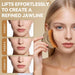 2PCS Lymphatic Contour Face Brush & Stainless Steel Gua Sha Tool Set, for Face and Neck Massage gua sha, Jawline Puffine