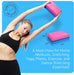 Yoga Blocks 2 Pack with Strap and Guide – Soft Non-Slip EVA Foam Blocks