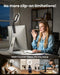 Ring Light for Laptop Desk Clip On,Small Computer Video Conference Lighting with Stand for Phone/Webcam/Monitor,5" Porta