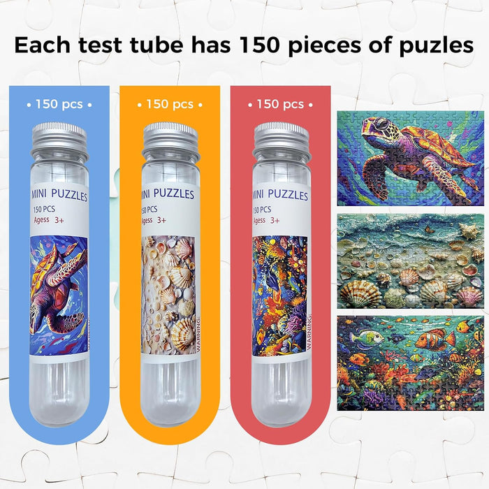 Mini Jigsaw Adults  150 Pcs Ocean Marine Life 6x4 Challenging