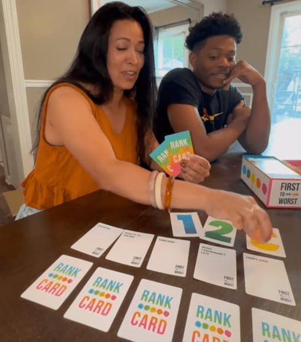 Party Game – The Card Game About How Your Friends and Family Rank Things | Funny Ranking & Guessing Board Game for Friends & Family, Game Nights, Parties & Fun Gift Ideas