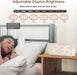 Wooden Digital Alarm Clock for Bedroom with Large Numbers