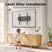 50 55 65 inch Full Motion TV Wall Mount for 32-70 inch TV Bracket,Dual articulating Arms Mount, Tilt Swivel Extension Level, Max VESA 400x400mm, 16" Studs, 110 lbs,Fit Most 40 43 50+ TVs