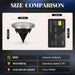 10 Pack Small Solar Ground Lights, Pathway Lights Cool White