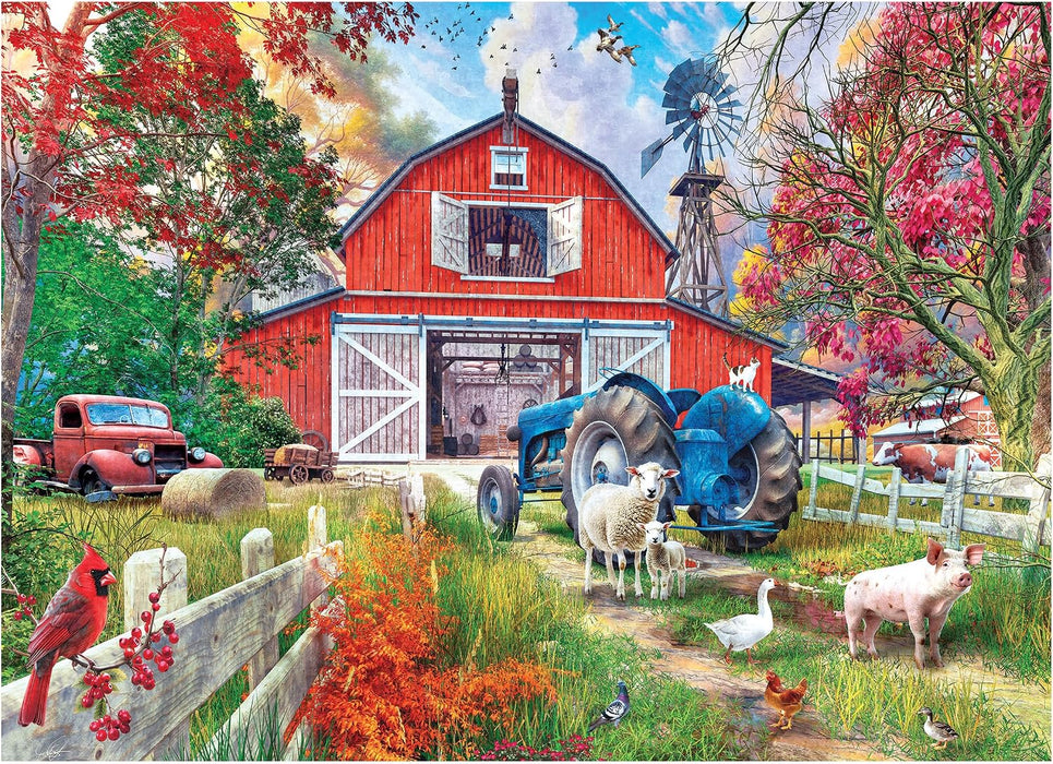 Kodak Premium Big Country Barn 1000 Piece Jigsaw Puzzle for Adults
