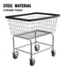 Rolling Wire Laundry Cart
