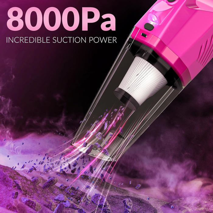 Car Cleaning Kit with High Power Car Vacuum Detailing Kit