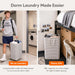 80L Large Laundry Baskets, Laundry Hampers Bags, 2 Pack, Grey
