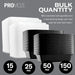 50-Pack Reusable Meal Prep Containers Microwave Safe Food Storage Containers with Lids, 28 oz - 1 Compartment Take Out D