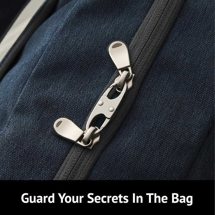 Anti Theft Zipper Clips, Travel Essentials, Carabiner, 4Pcs Grey