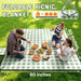 Extra Large Picnic Blanket Waterproof Beach Blanket 80''x80''