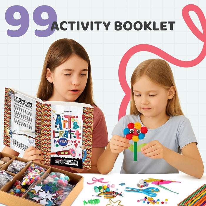 3000+ Pcs Arts and Crafts Supplies for Kids Ages 3-12 - Ultimate Craft Kit