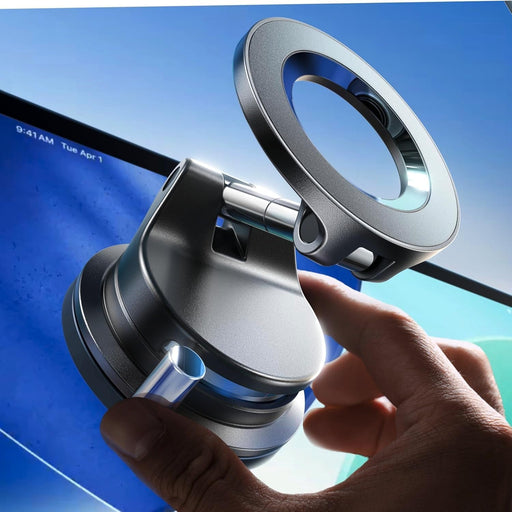 for MagSafe Car Mount [3800gf Strong Magnet&90+LBS Suction] 360° Adjustable Vacuum Magnetic Phone Holders for Your Car, 