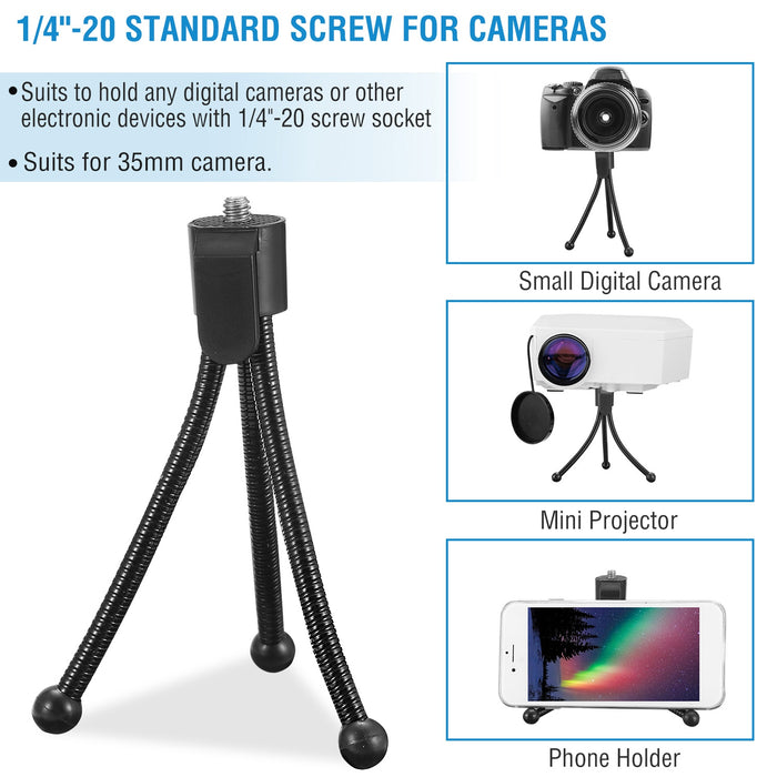 Heavy-Duty Tabletop Camera Tripod